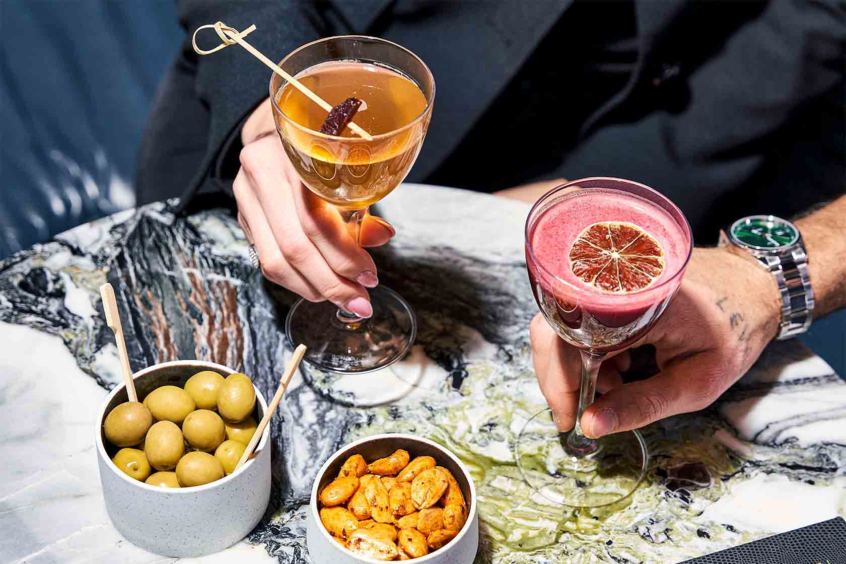 Cocktails i Bar Boman